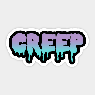 Creep Monster Pastel Goth Halloween Sticker